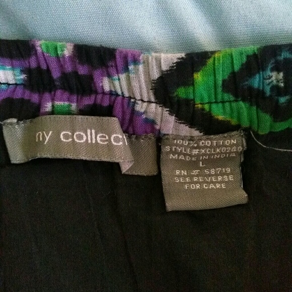 NY Collection Colorful Skirt Size L - Picture 5 of 5